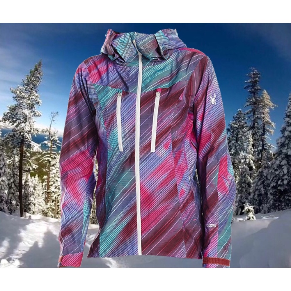 Spyder Eiger Ski Snowboard MTB Waterproof Hard Shell Jacket Womens Size XS